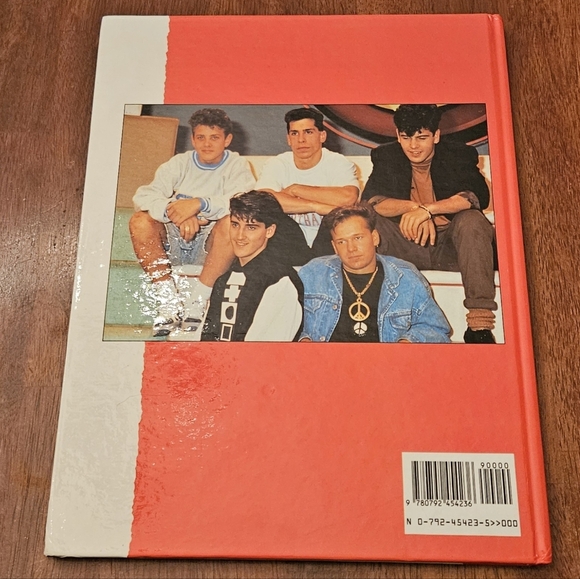 Vintage New Kids on the Block Hardcover Book (1990) - Picture 2 of 7